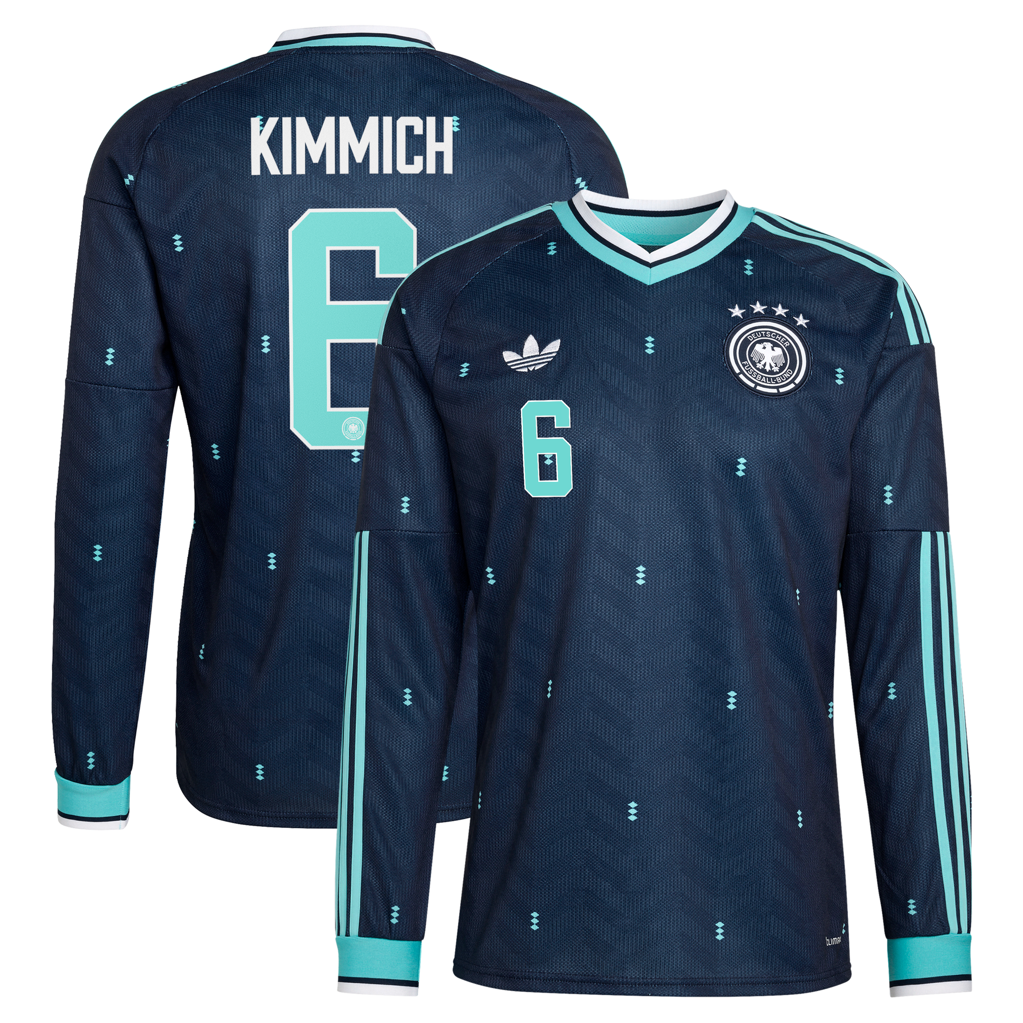 Maillot Extérieur Allemagne 26 - Manches longues avec flocage Kimmich 6