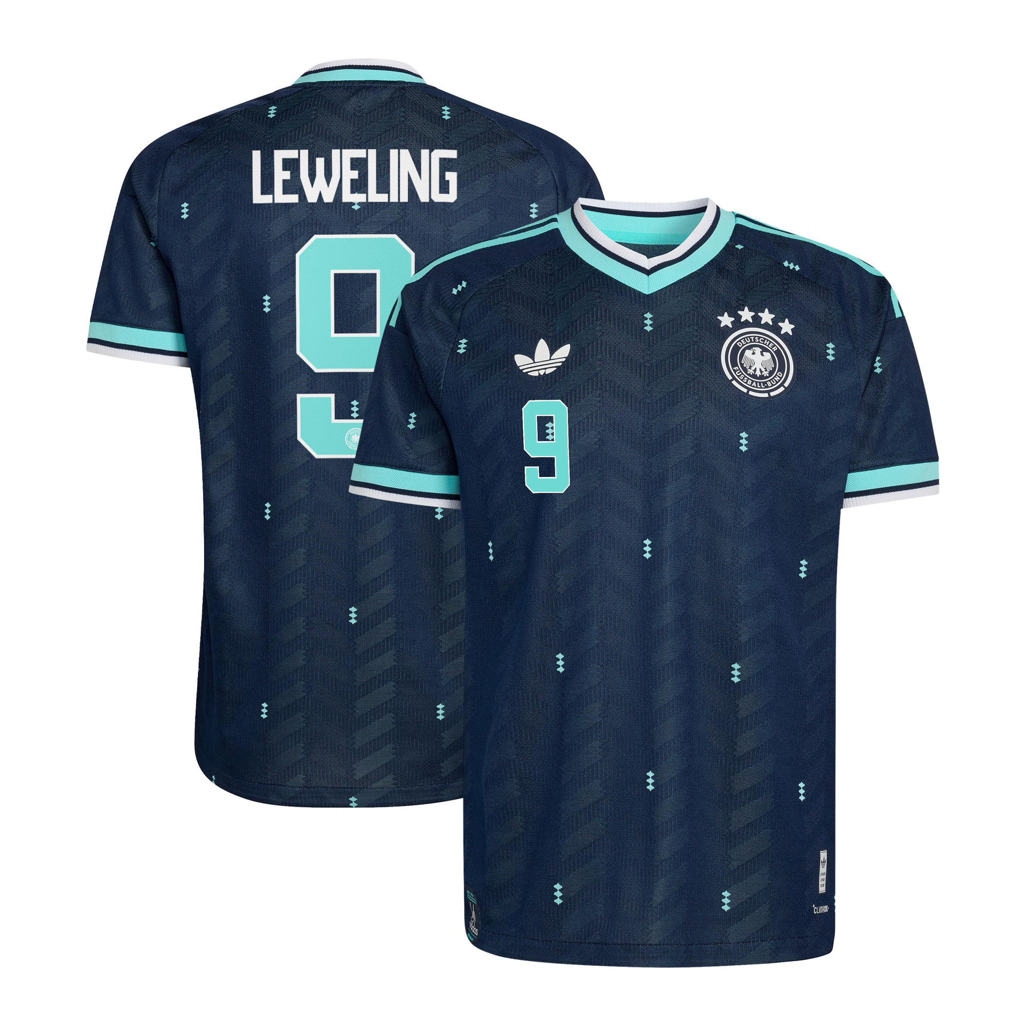 Maillot Extérieur Allemagne Authentic adidas 26 avec flocage Leweling 9