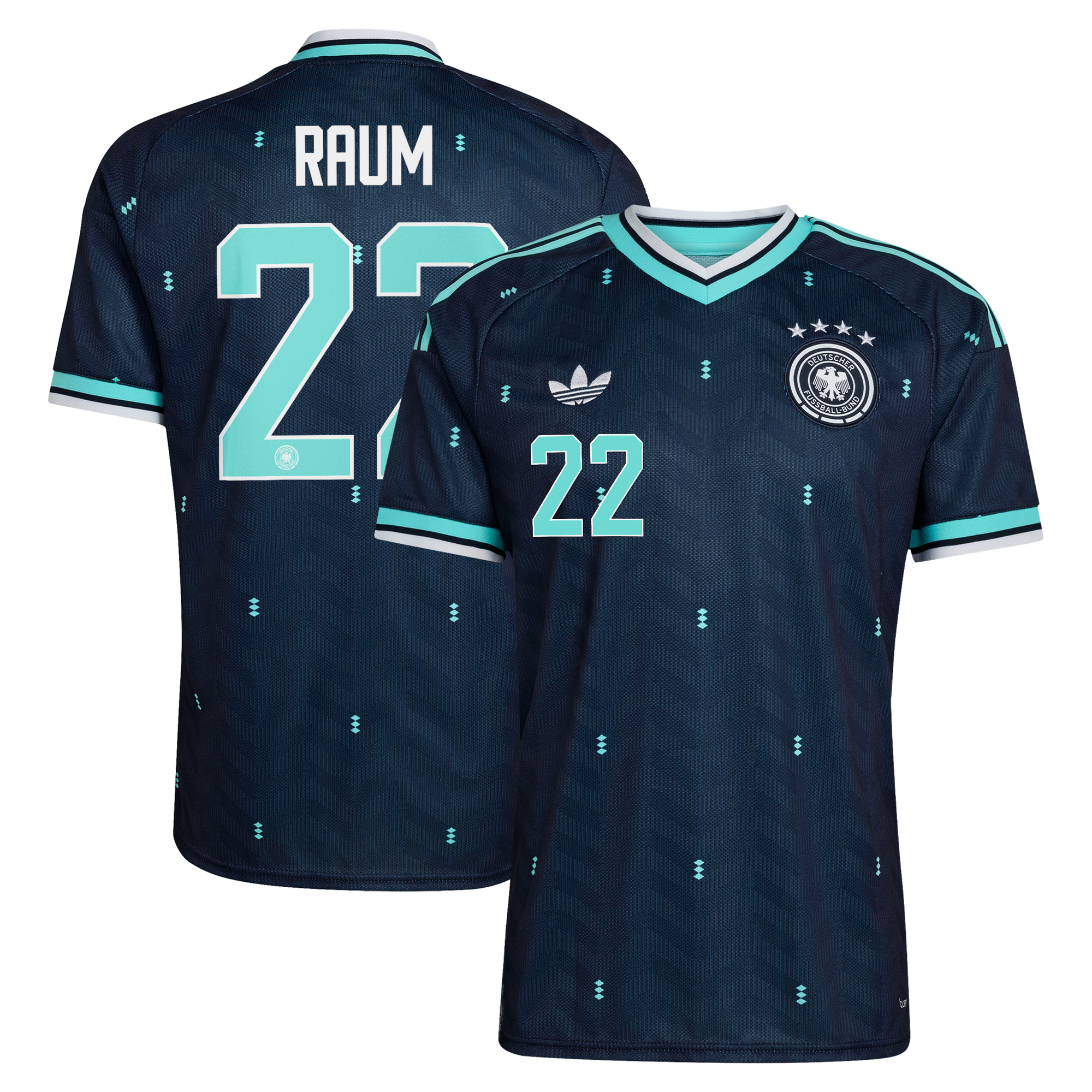 Maillot Extérieur Allemagne 26 avec flocage Raum 22