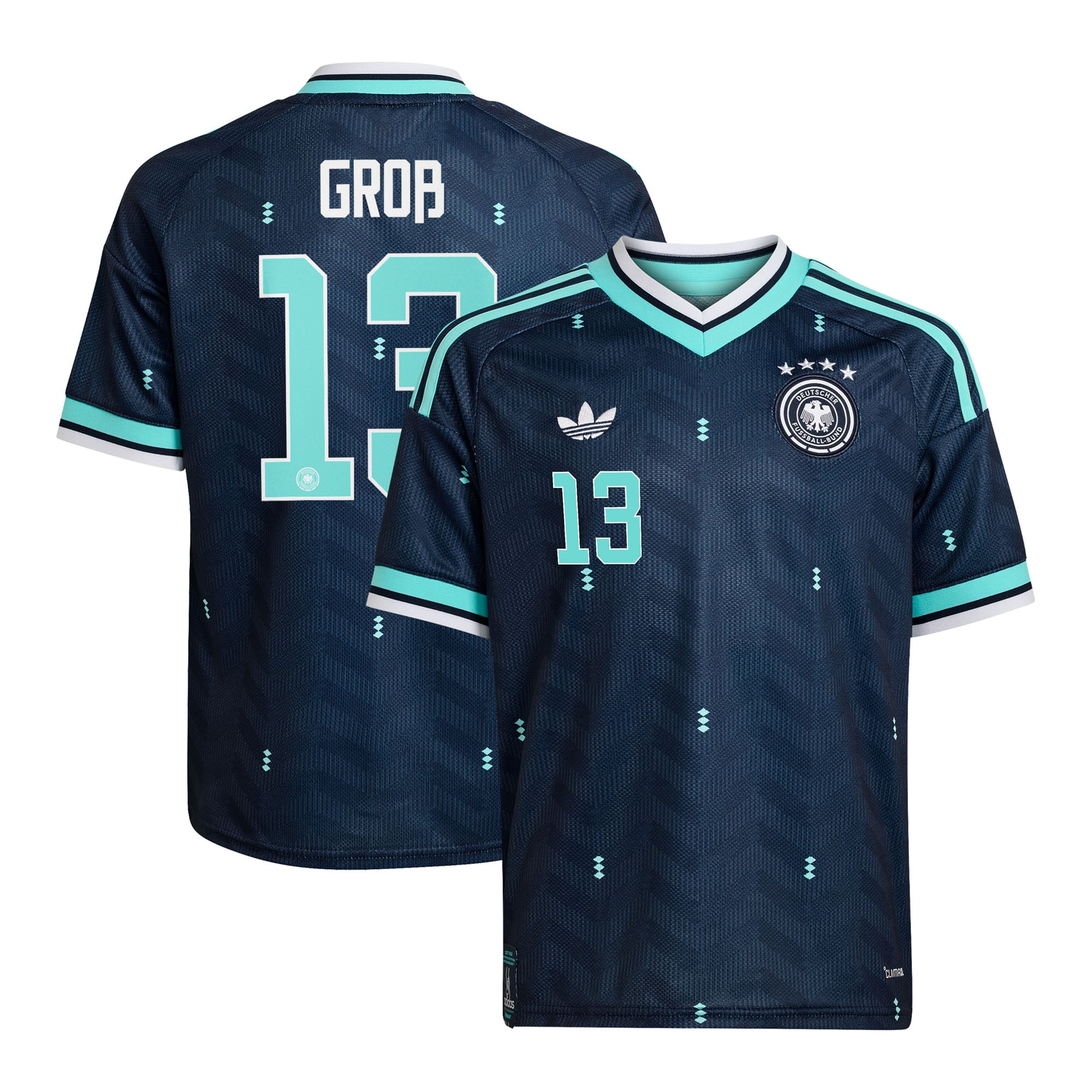 Maillot Extérieur Allemagne 26 - Enfant avec flocage Groß 13