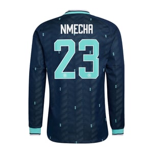 Maillot Extérieur Allemagne Authentic adidas 26 - Manches longues avec flocage Nmecha 23, vue 4