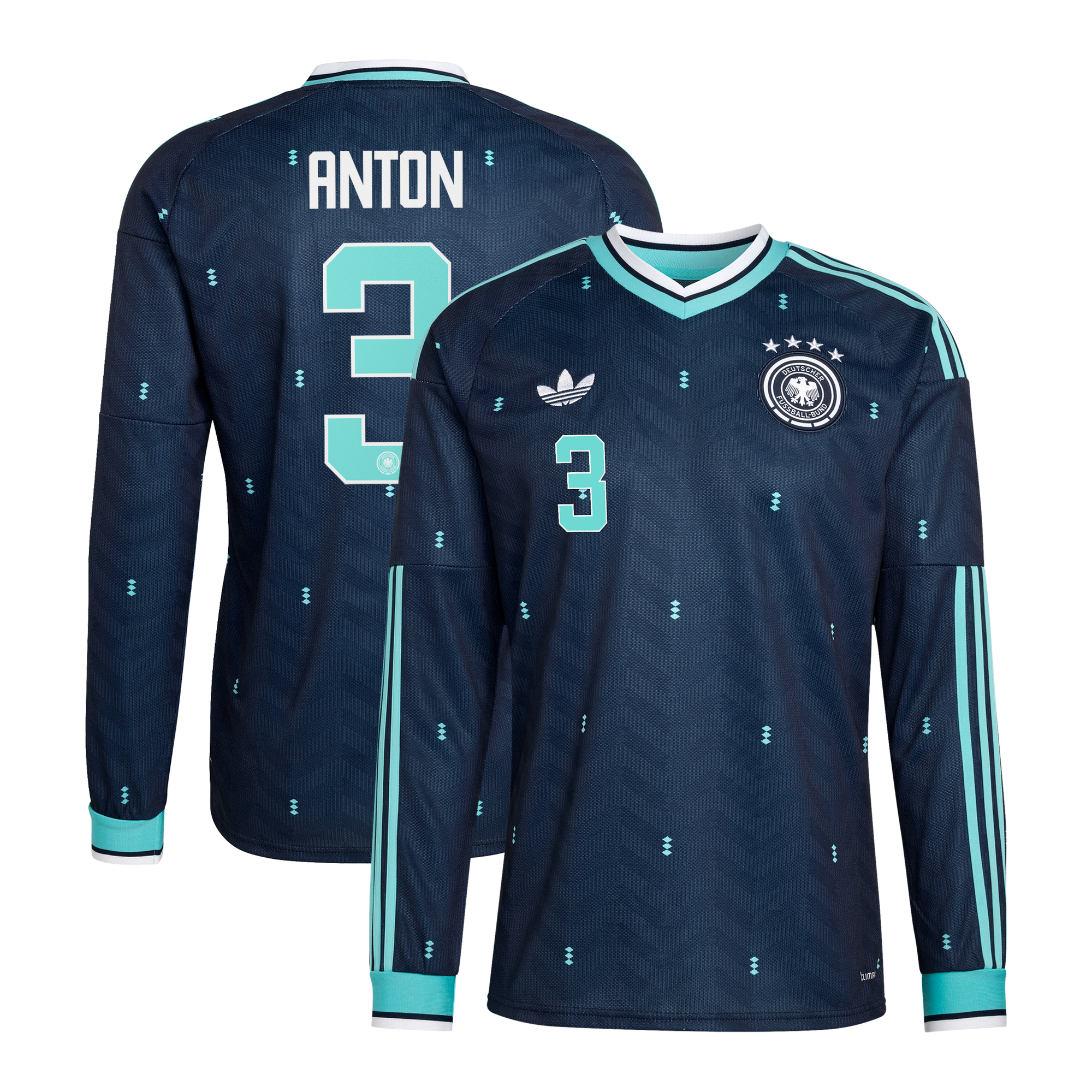Maillot Extérieur Allemagne 26 - Manches longues avec flocage Anton 3