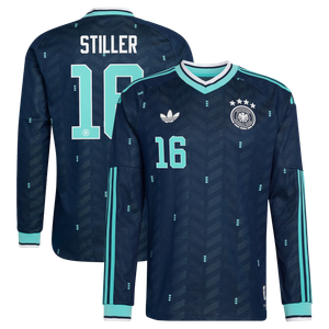 Maillot Extérieur Allemagne Authentic adidas 26 - Manches longues avec flocage Stiller 16, vue 1
