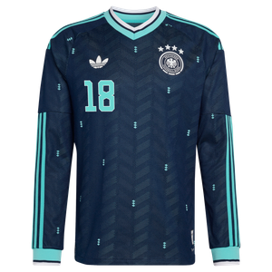 Maillot Extérieur Allemagne Authentic adidas 26 - Manches longues avec flocage Brown 18, vue 3