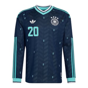 Maillot Extérieur Allemagne Authentic adidas 26 - Manches longues avec flocage Amiri 20, vue 3
