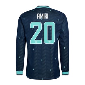 Maillot Extérieur Allemagne Authentic adidas 26 - Manches longues avec flocage Amiri 20, vue 4