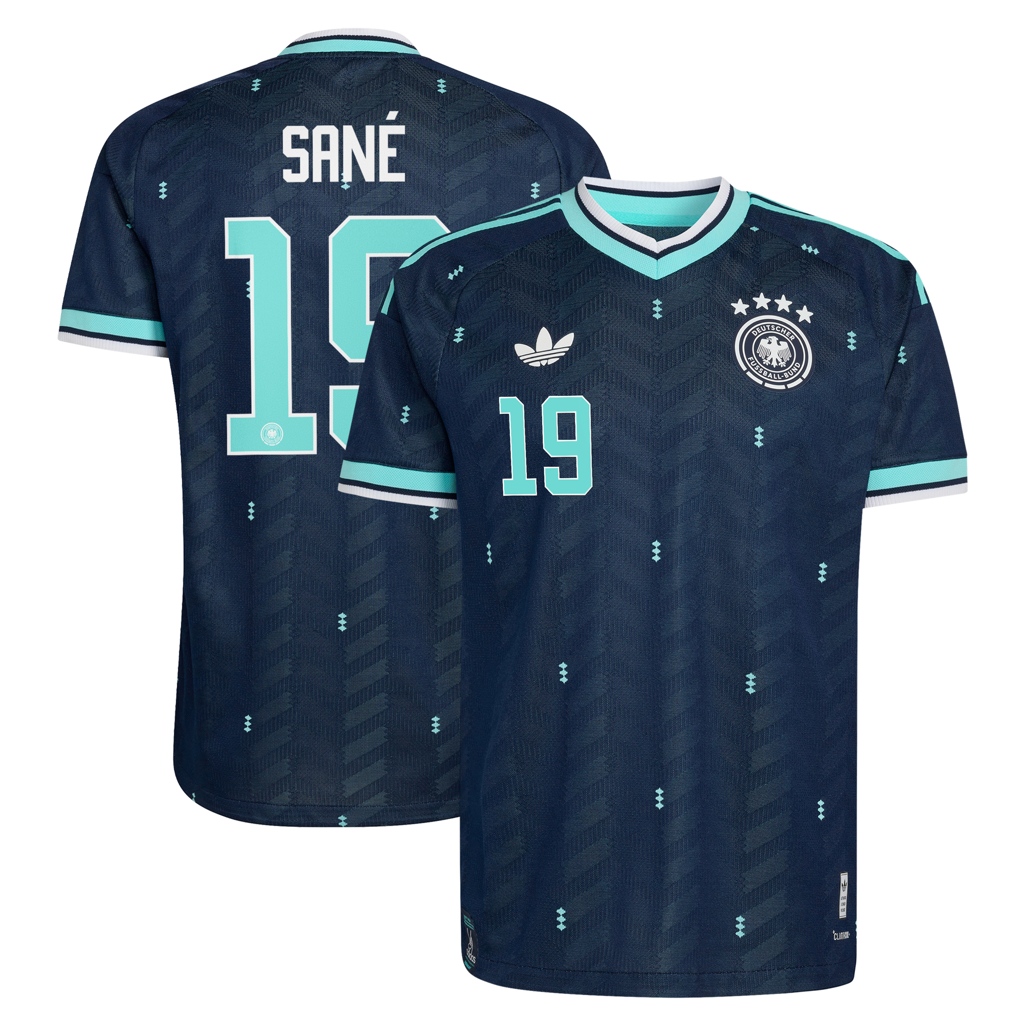 Maillot Extérieur Allemagne Authentic adidas 26 avec flocage Sané 19