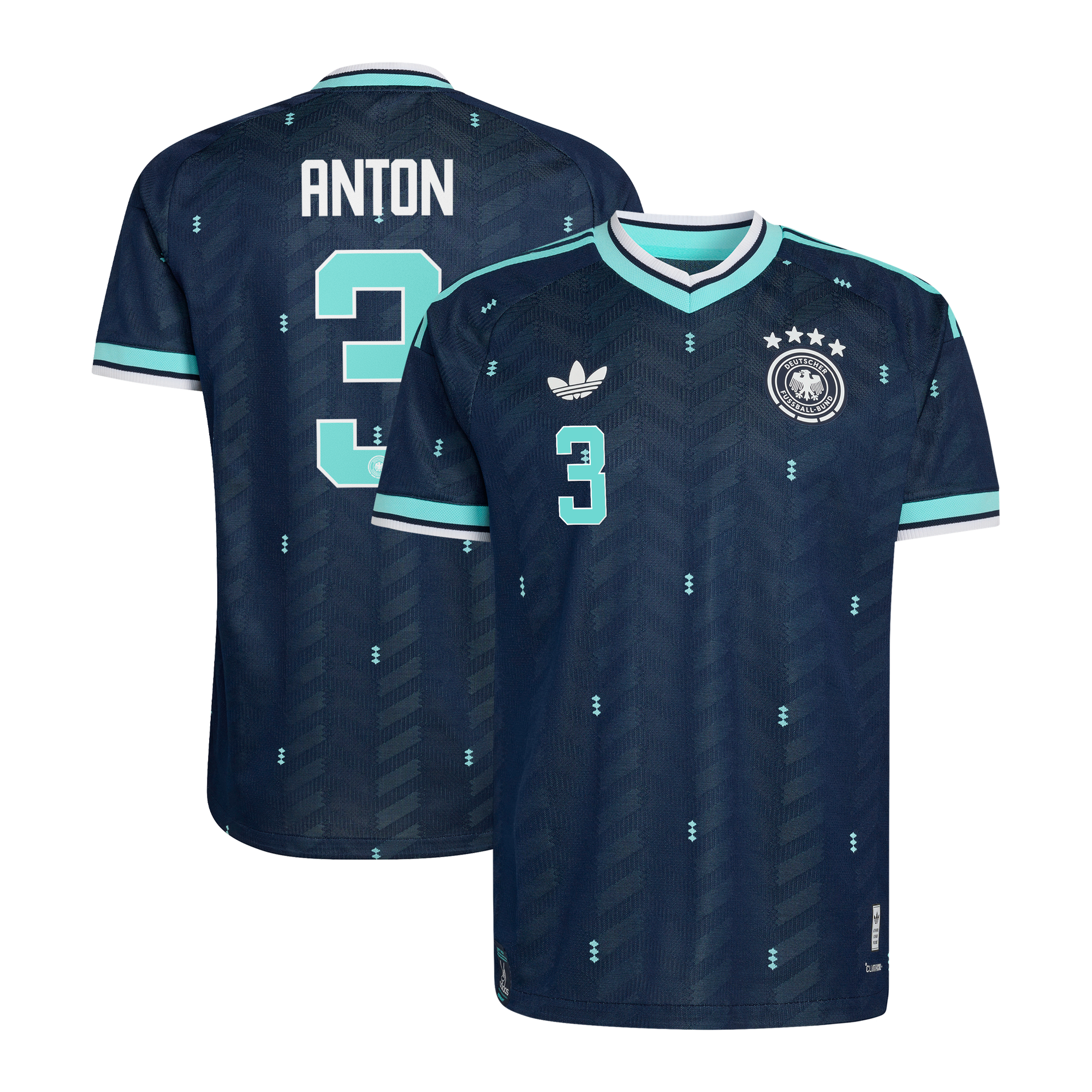Maillot Extérieur Allemagne Authentic adidas 26 avec flocage Anton 3