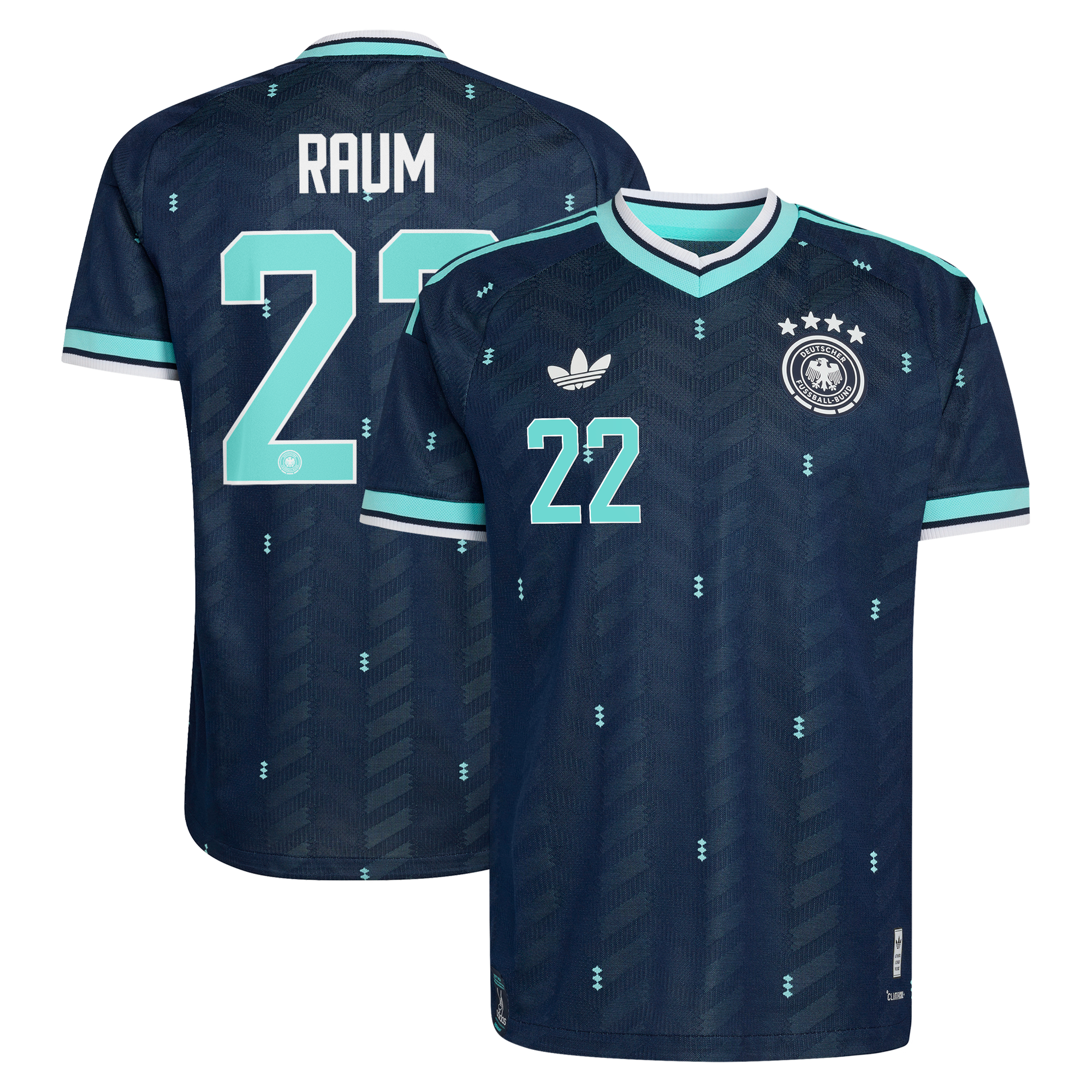 Maillot Extérieur Allemagne Authentic adidas 26 avec flocage Raum 22