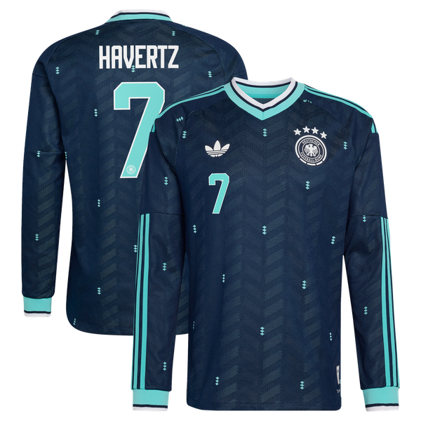 Maillot Extérieur Allemagne Authentic adidas 26 - Manches longues avec flocage Havertz 7