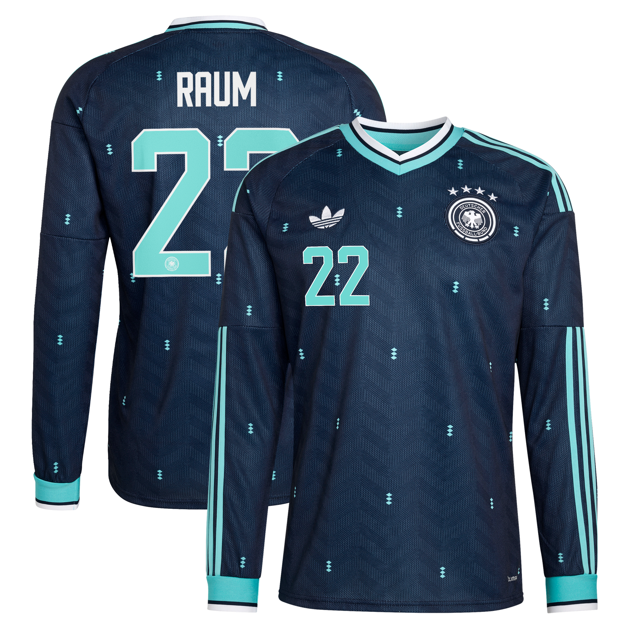 Maillot Extérieur Allemagne 26 - Manches longues avec flocage Raum 22