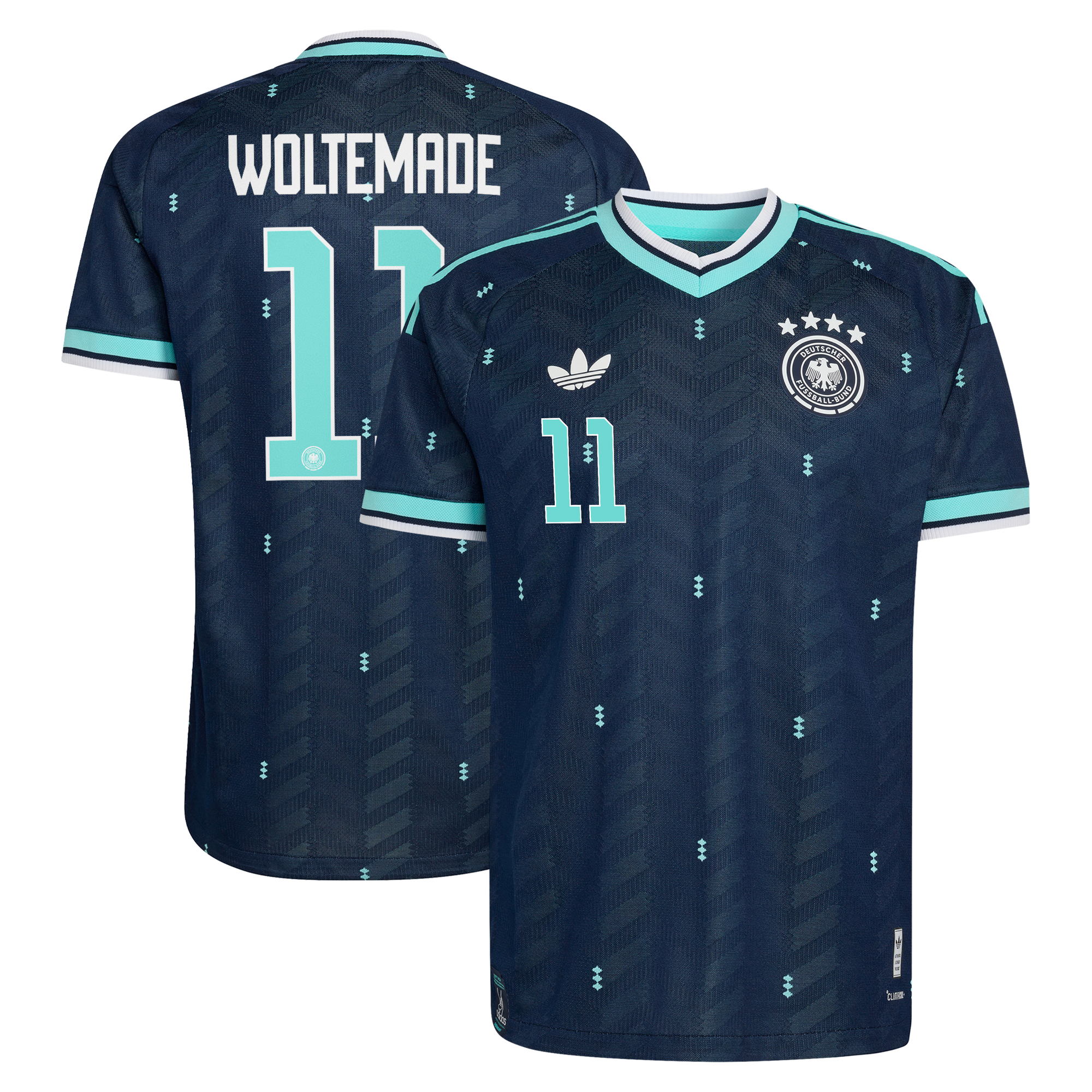 Maillot Extérieur Allemagne Authentic adidas 26 avec flocage Woltemade 11