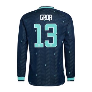 Maillot Extérieur Allemagne Authentic adidas 26 - Manches longues avec flocage Groß 13, vue 4