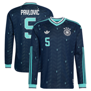 Maillot Extérieur Allemagne Authentic adidas 26 - Manches longues avec flocage Pavlović 5, vue 1