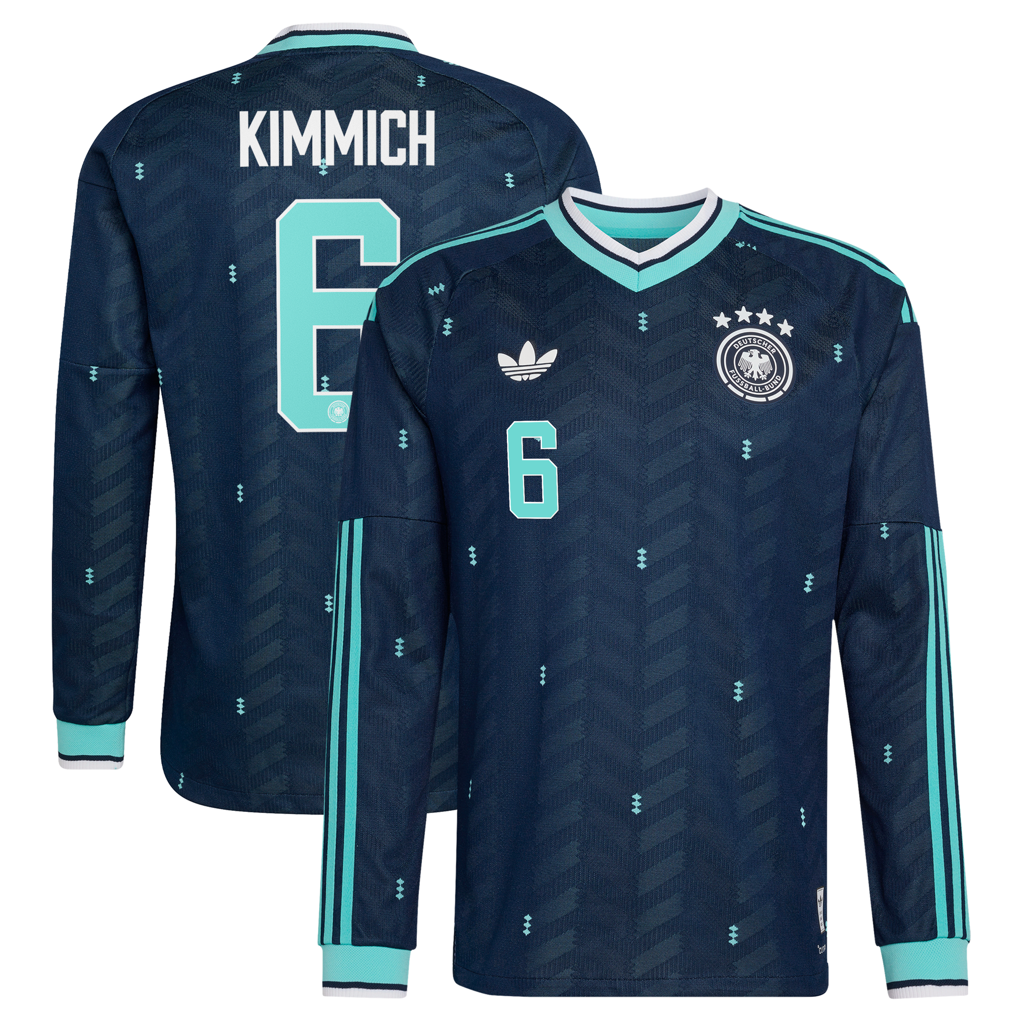 Maillot Extérieur Allemagne Authentic adidas 26 - Manches longues avec flocage Kimmich 6