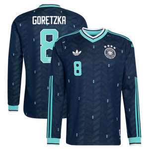 Maillot Extérieur Allemagne Authentic adidas 26 - Manches longues avec flocage Goretzka 8, vue 1