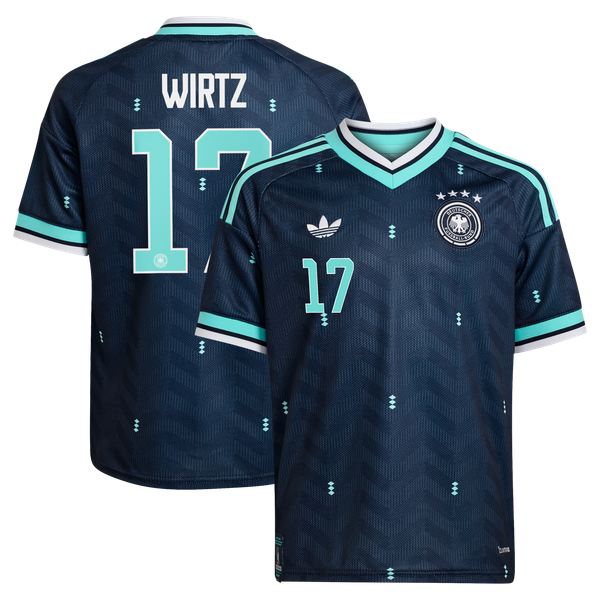 Maillot Extérieur Allemagne 26 - Enfant avec flocage Wirtz 17