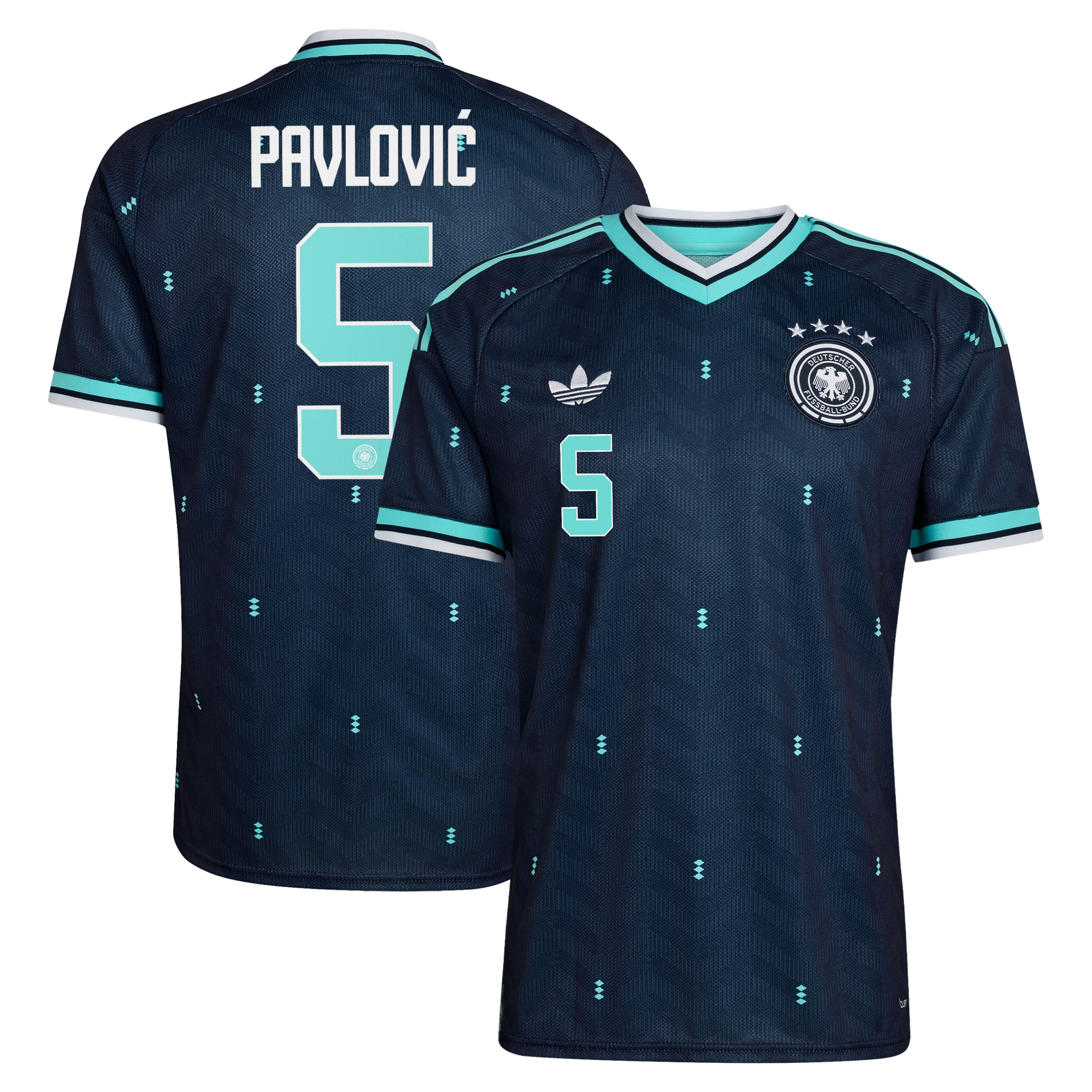 Maillot Extérieur Allemagne 26 avec flocage Pavlović 5