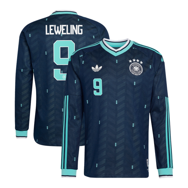 Maillot Extérieur Allemagne Authentic adidas 26 - Manches longues avec flocage Leweling 9