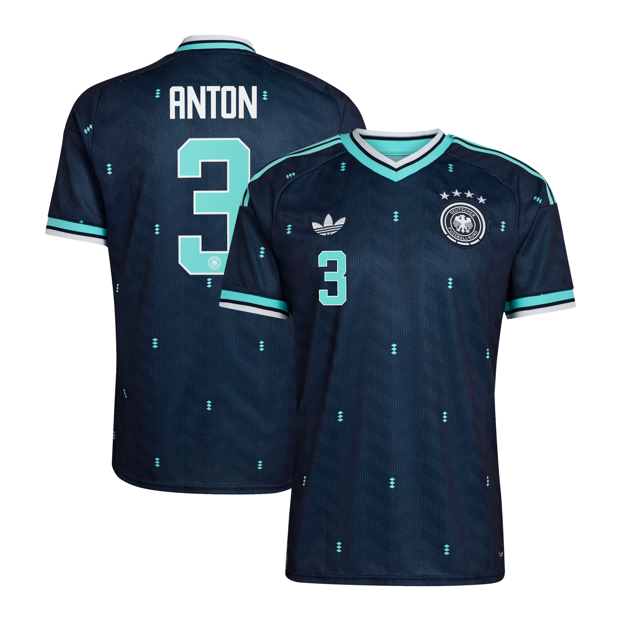 Maillot Extérieur Allemagne 26 avec flocage Anton 3