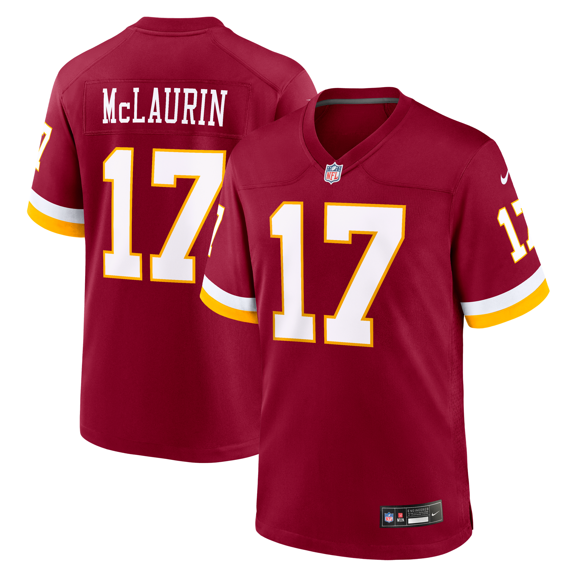 Camiseta Nike Game de la 1ª equipación del Washington Commanders - Borgoña - Terry McLaurin - Hombre