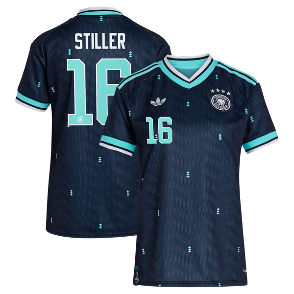 Maillot Extérieur Allemagne 26 - Femme avec flocage Stiller 16