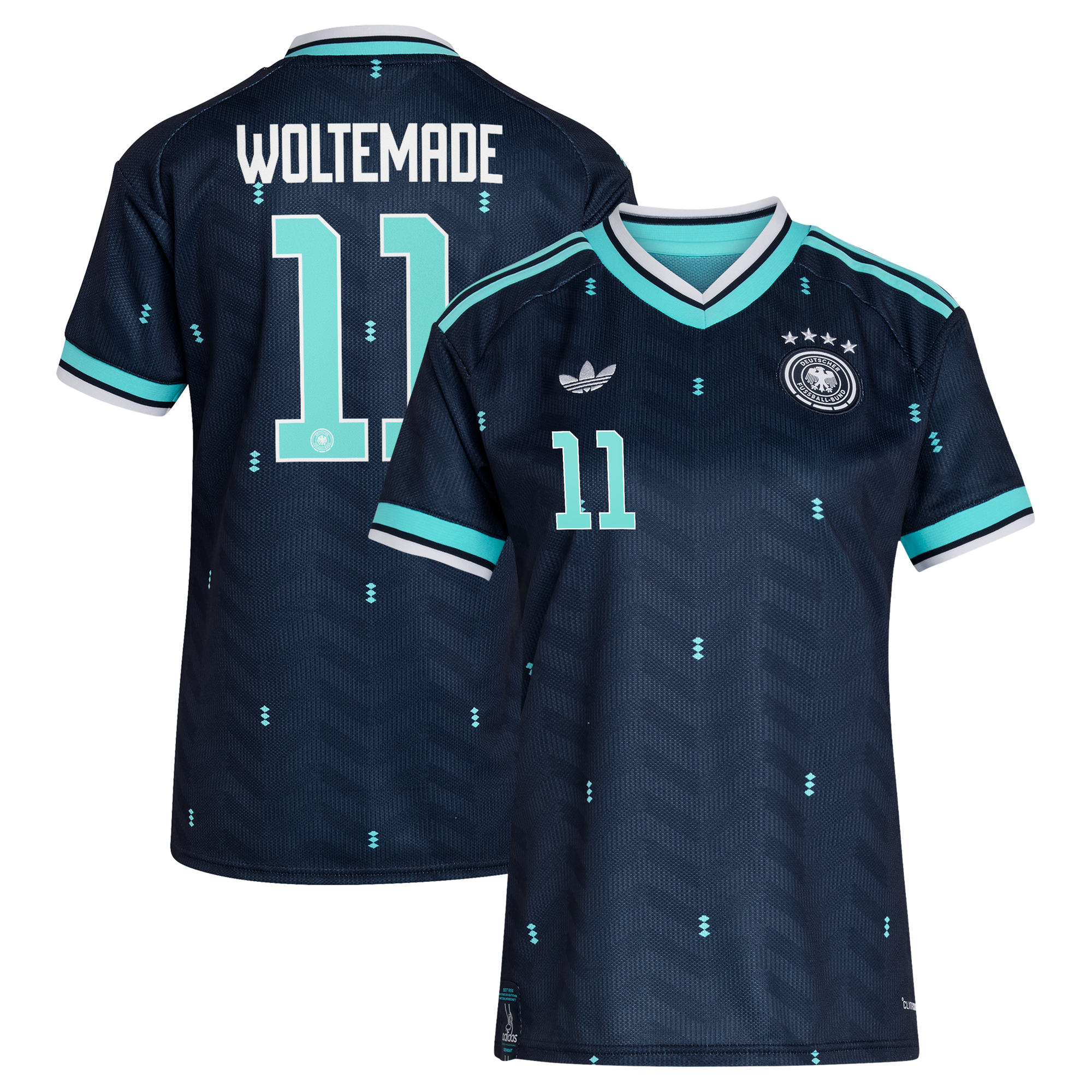 Maillot Extérieur Allemagne 26 - Femme avec flocage Woltemade 11