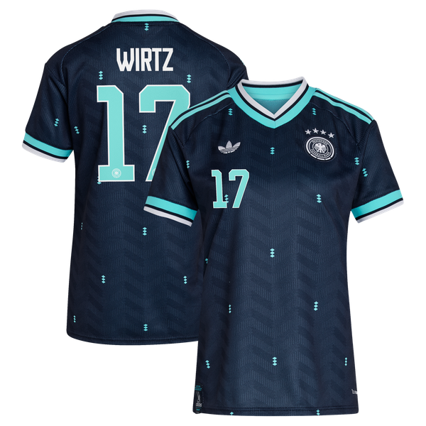 Maillot Extérieur Allemagne 26 - Femme avec flocage Wirtz 17