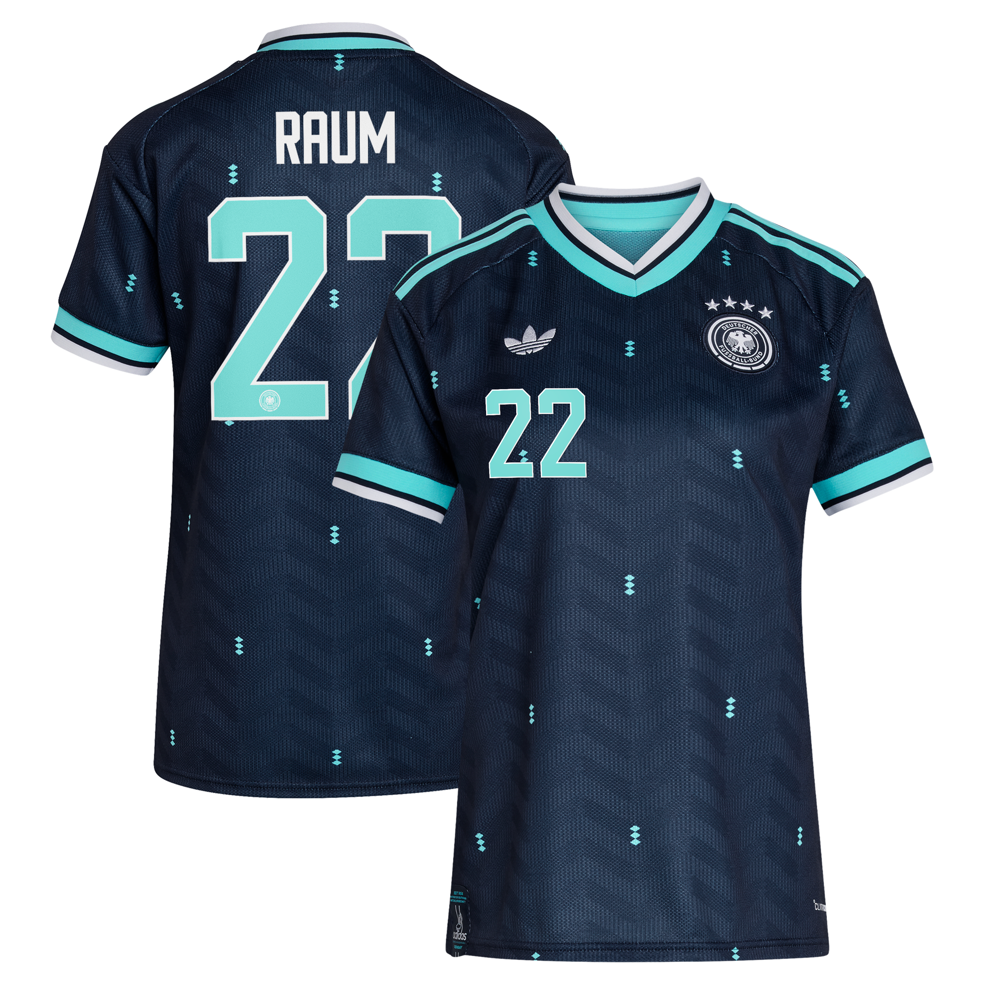 Maillot Extérieur Allemagne 26 - Femme avec flocage Raum 22