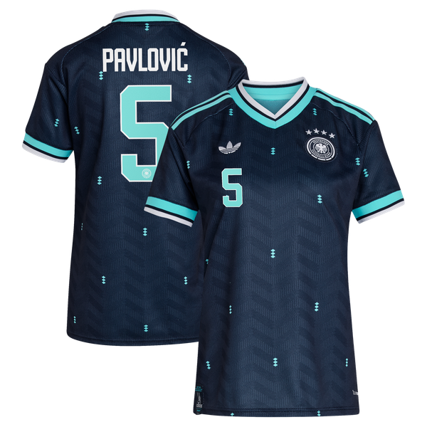 Maillot Extérieur Allemagne 26 - Femme avec flocage Pavlović 5
