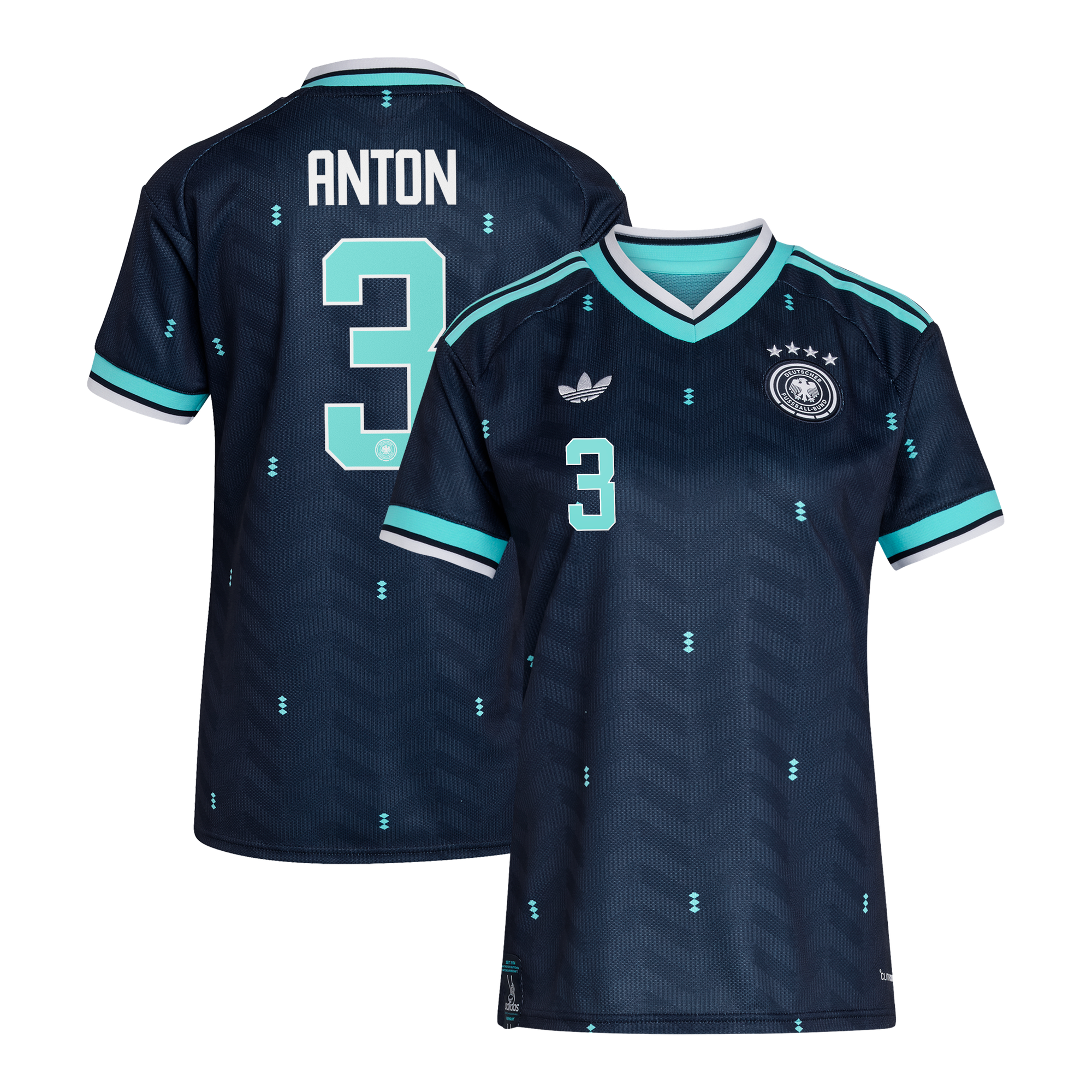 Maillot Extérieur Allemagne 26 - Femme avec flocage Anton 3