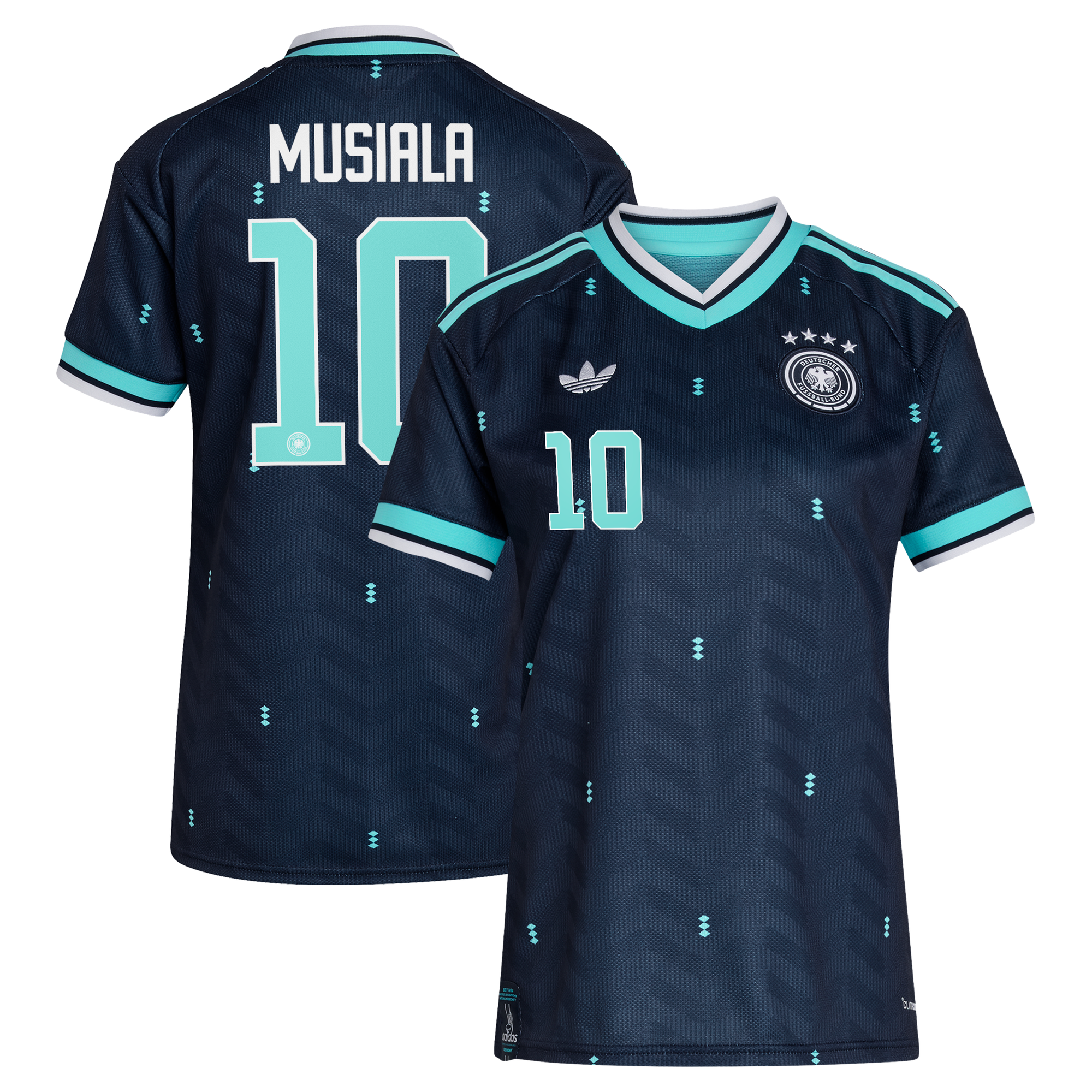 Maillot Extérieur Allemagne 26 - Femme avec flocage Musiala 10