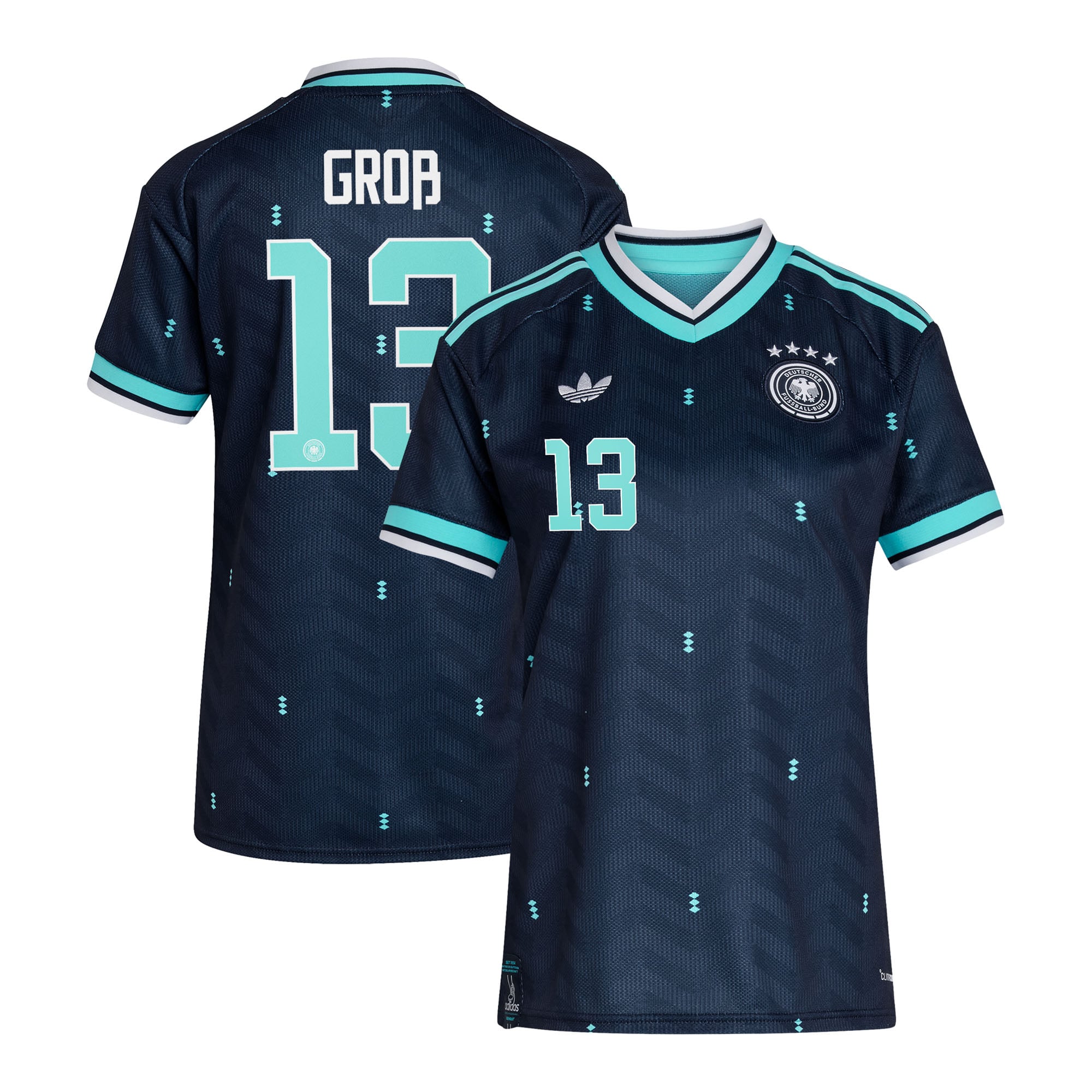 Maillot Extérieur Allemagne 26 - Femme avec flocage Groß 13