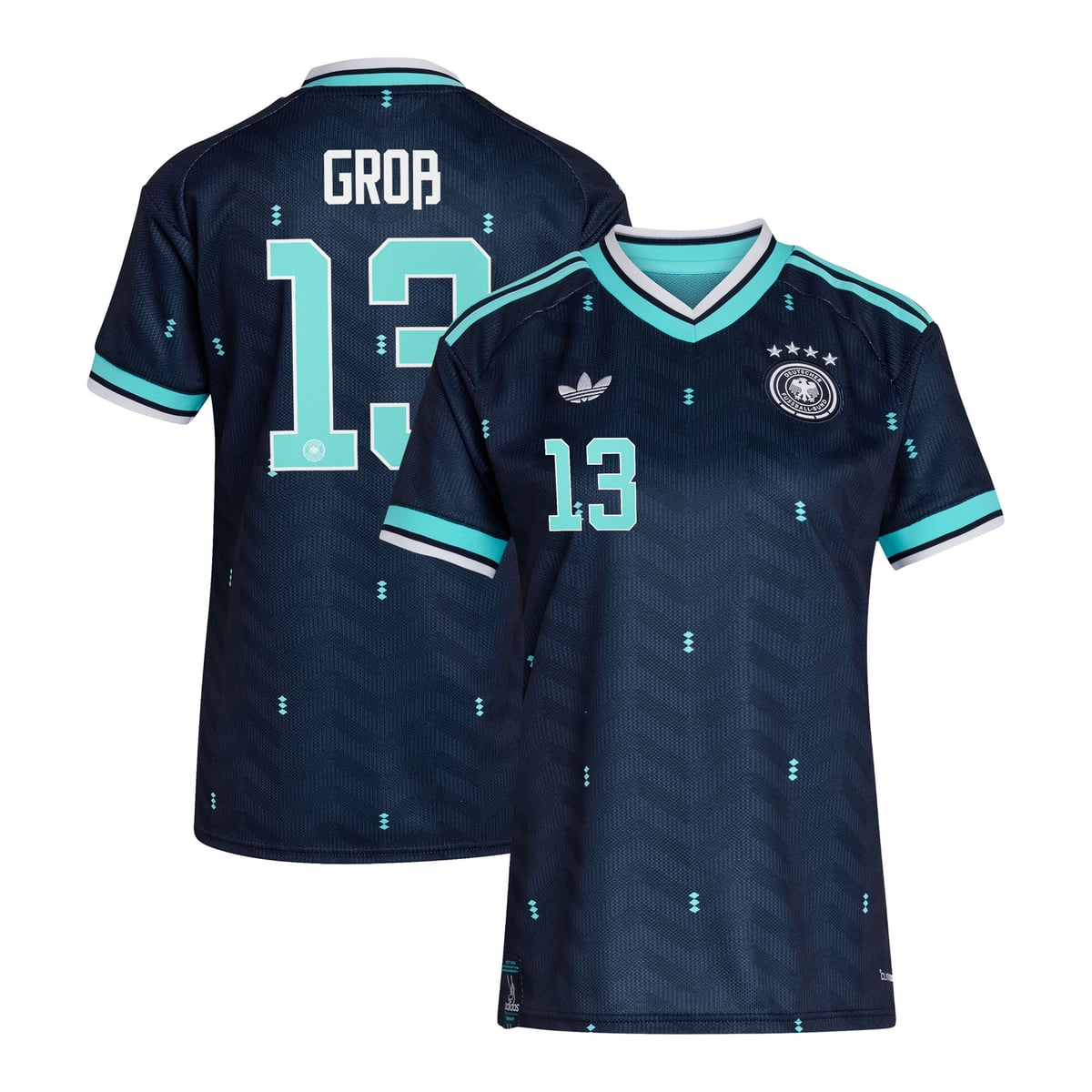 Maillot Extérieur Allemagne 26 - Femme avec flocage Groß 13