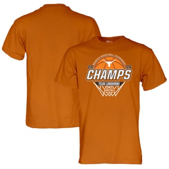 Unisex Blue 84  Texas Orange Texas Longhorns 2026 SEC Women's Basketball Tournament Champions Locker Room T-Shirt
