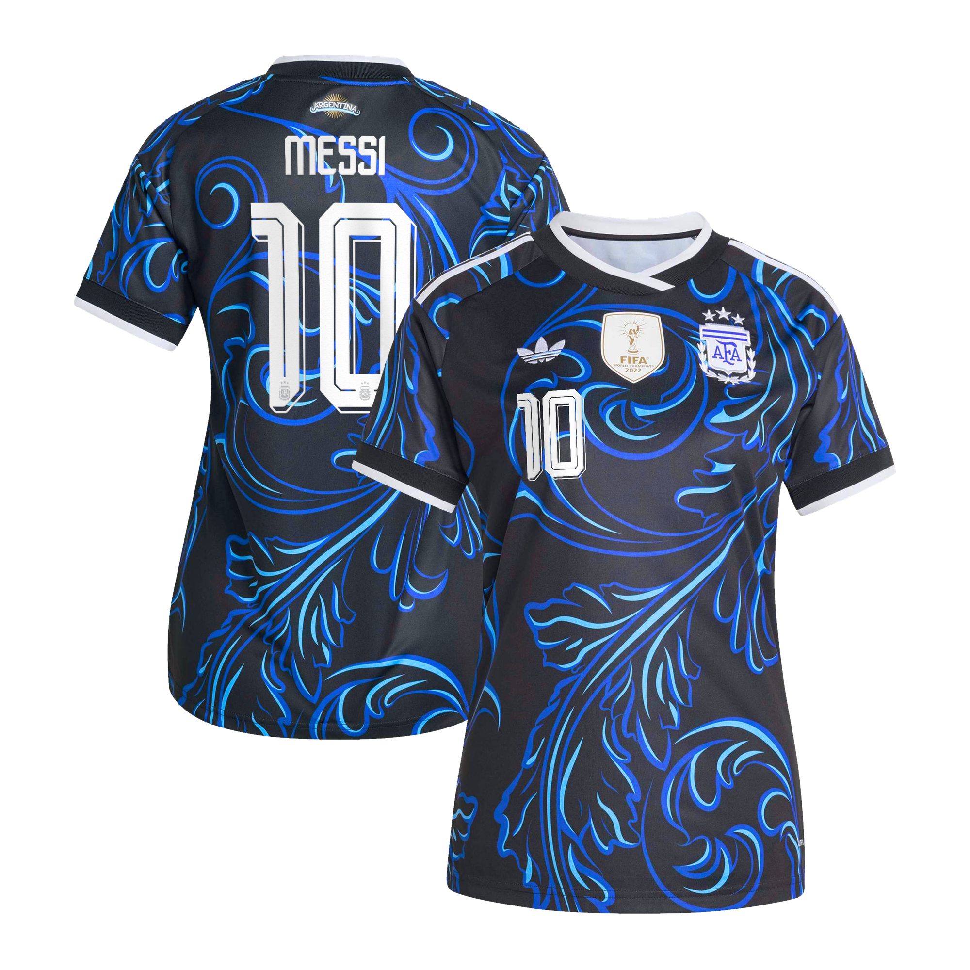 Maillot Extérieur Argentine adidas 26 - Femme avec flocage Messi 10