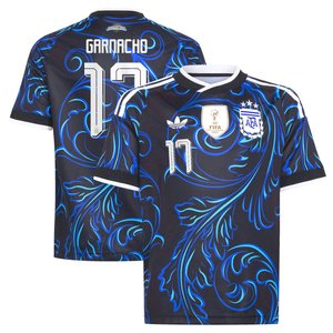 Maillot Extérieur Argentine adidas 26 - Enfant avec flocage Garnacho 17, vue 1