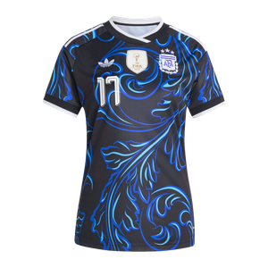 Maillot Extérieur Argentine adidas 26 - Femme avec flocage Garnacho 17, vue 3