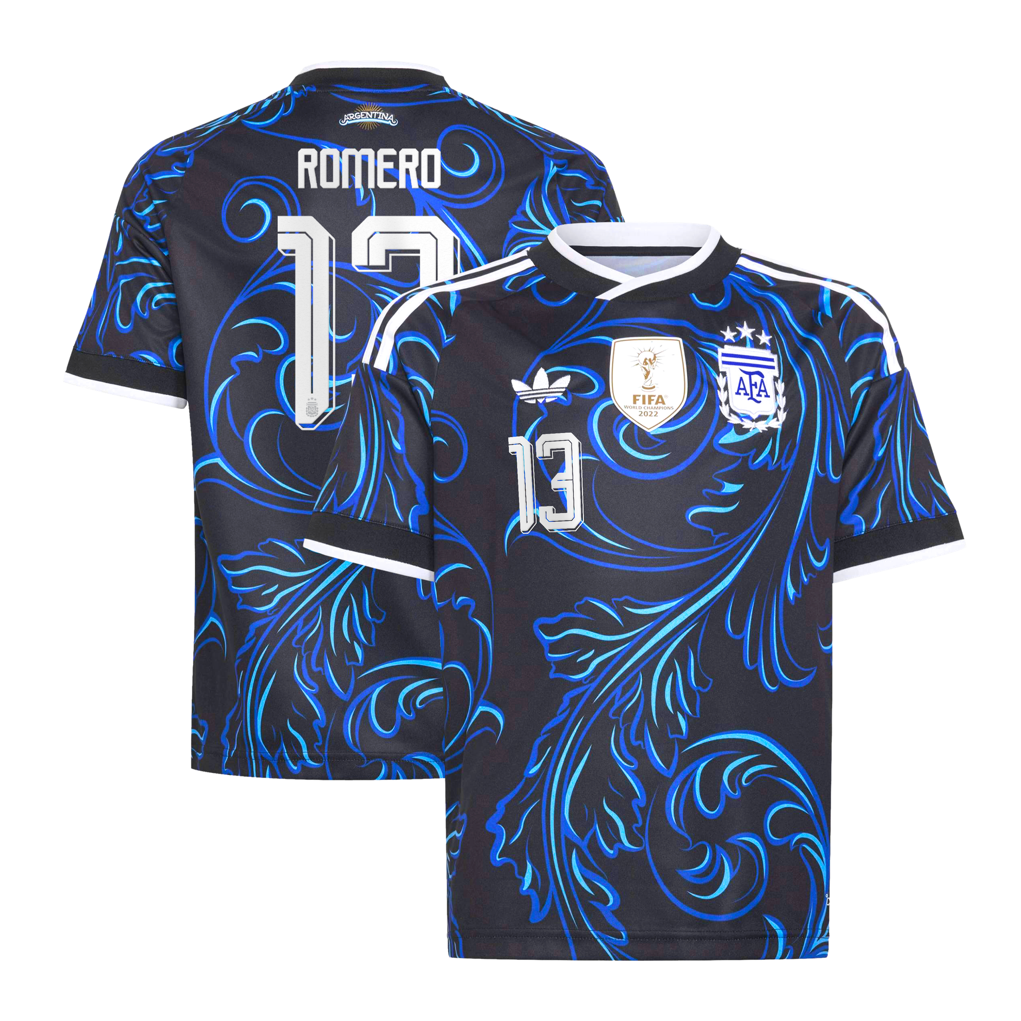 Maillot Extérieur Argentine adidas 26 - Enfant avec flocage Romero 13