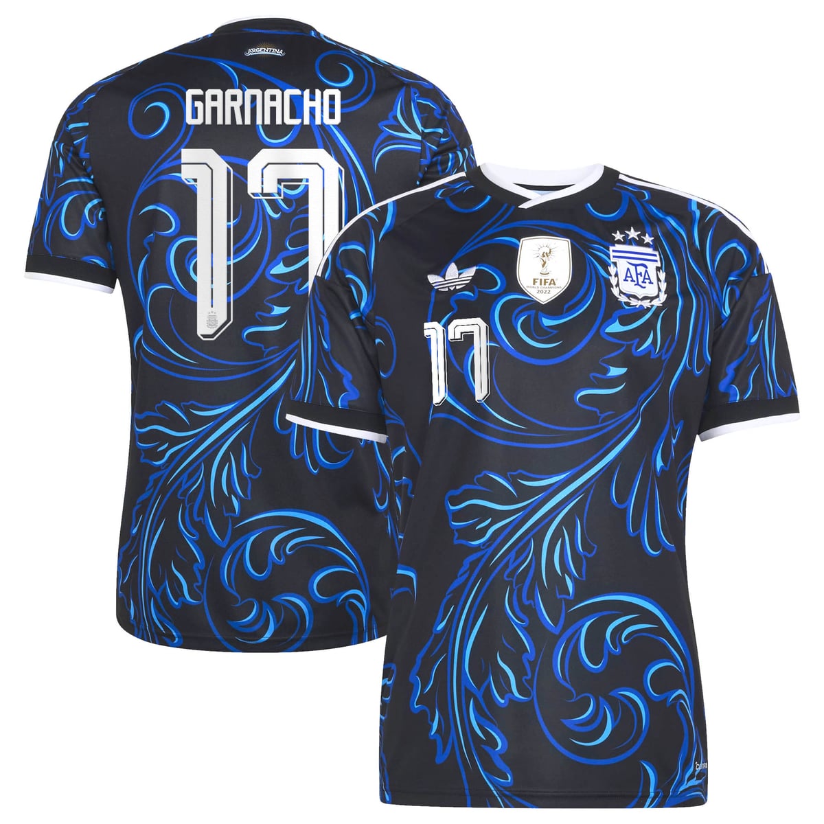 Maillot Extérieur Argentine adidas 26 avec flocage Garnacho 17