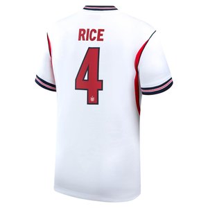 Maillot Domicile Stadium Angleterre Nike 2026 avec flocage Rice 4, vue 4
