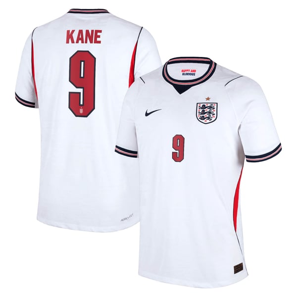 Maillot Domicile Match Angleterre Nike Aero-FIT 2026 avec flocage Kane 9