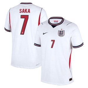 Maillot Domicile Match Angleterre Nike Aero-FIT 2026 avec flocage Saka 7, vue 2