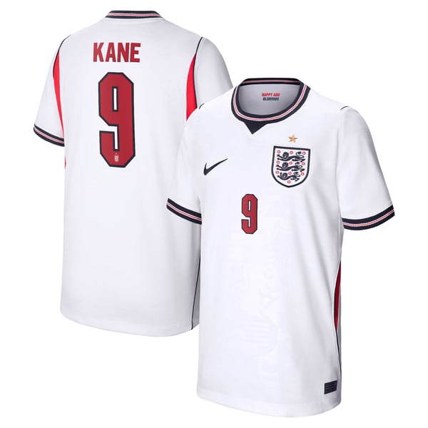Maillot Domicile Stadium Angleterre Nike 2026 - Enfant avec flocage Kane 9