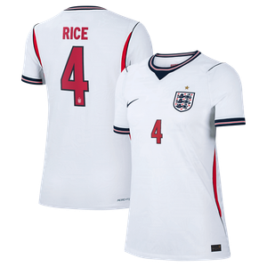 Maillot Domicile Match Angleterre Nike Aero-FIT 2026 - Femme avec flocage Rice 4, vue 1
