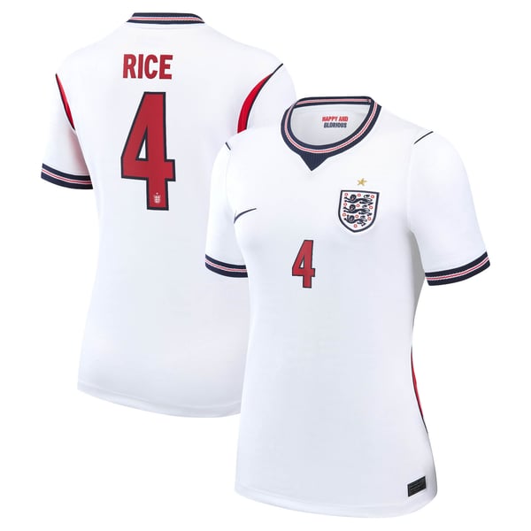 Maillot Domicile Stadium Angleterre Nike 2026 - Femme avec flocage Rice 4
