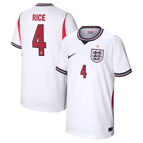 Maillot Domicile Stadium Angleterre Nike 2026 - Enfant avec flocage Rice 4