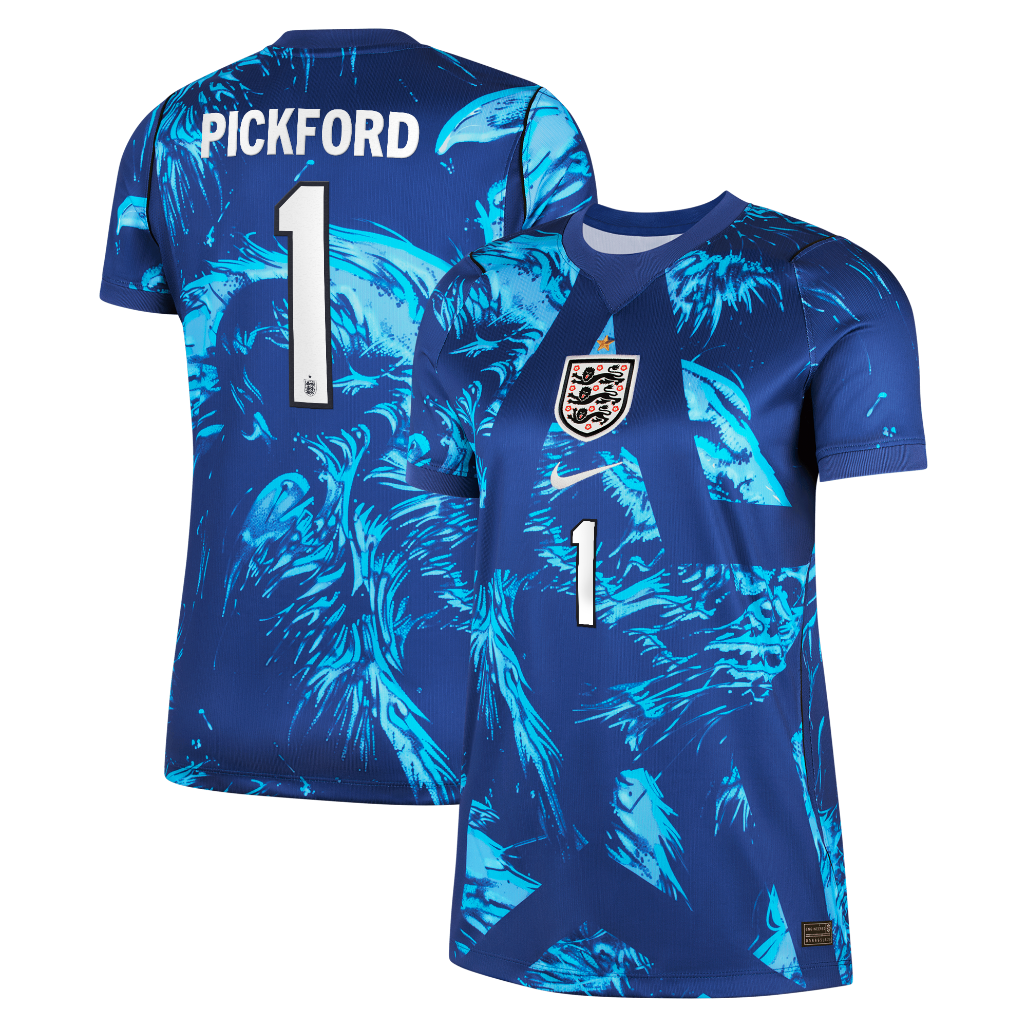 Maillot Gardien Stadium Angleterre Nike 2026 - Femme avec flocage Pickford 1