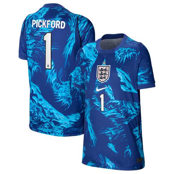 Maillot Gardien Stadium Angleterre Nike 2026 - Enfant avec flocage Pickford 1