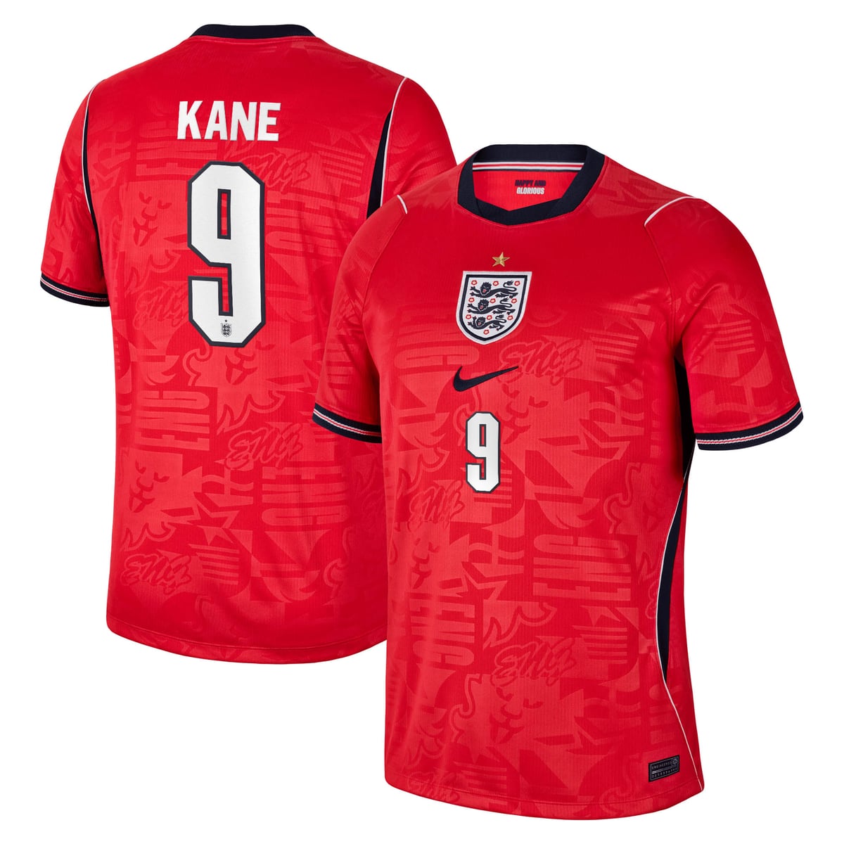Maillot Extérieur Stadium Angleterre Nike 2026 avec flocage Kane 9
